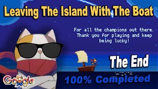 Doodle Champion Island Leaving The Island with The Boat FINAL ENDING [upl. by Seana]