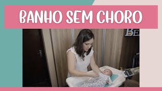 Como dar banho no bebê  Manual do RecémNascido [upl. by Yeslaehc]