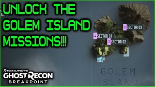 Ghost Recon Breakpoint Steps to try to get Golem Missions Unlocked 4K No Commentary [upl. by Illehs]