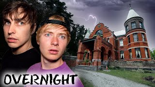 OVERNIGHT in USAs Most Haunted Castle scary [upl. by Lusa]