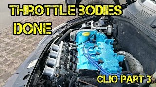 Clio 182 throttle bodies installed Clio part 3 [upl. by Jacquelynn]