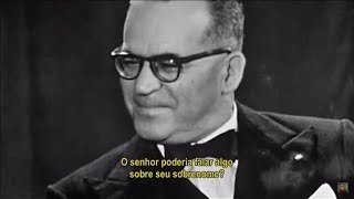 Guimarães Rosa  Entrevista raríssima em Berlim 1962 [upl. by Attennaej]