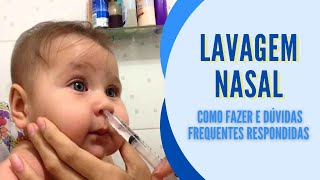 LAVAGEM NASAL Como fazer e dúvidas frequentes respondidas [upl. by Darwen]