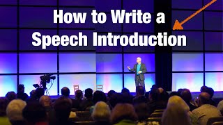 How to Write a Speech Introduction [upl. by Sjoberg]