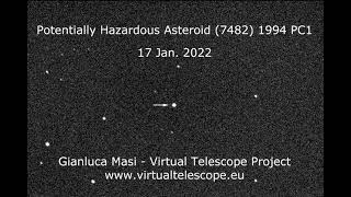 Potentially Hazardous Asteroid 7482 1994 PC1 [upl. by Darill]