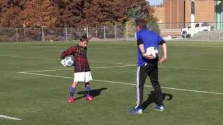 Goalkeeping Drills for the Beginner 01 [upl. by Gavra]