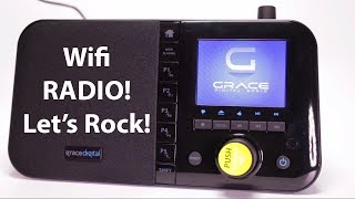 Grace Digital Mondo WiFi Music Player Radio Review [upl. by Enautna]