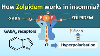 How Zolpidem works in Insomnia [upl. by Frodina]