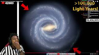 IShowSpeed Reacts to how big the Universe really is [upl. by Laenahtan576]