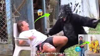 quot🔥 SCARY PRANK FAILS 2025  HILARIOUS REACTIONS amp EPIC MOMENTS 😂👻quot80 [upl. by Yatnwahs]