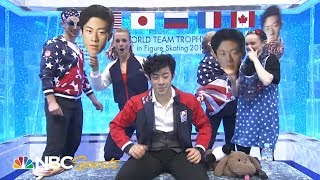 Nathan Chens performance at 2019 ISU World Team Trophy in Figure Skating  NBC Sports [upl. by Yevi]