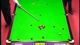 2004 World Snooker Championship SF Ronnie OSullivan vs Stephen Hendry Session 2 BBC [upl. by Reube]