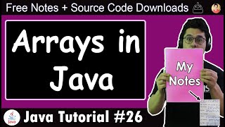 Java Tutorial Introduction to Arrays [upl. by Leone]