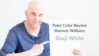 Sherwin Williams Shoji White Color Review [upl. by Marra704]