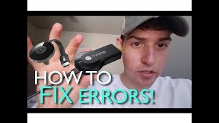 How to FIX all Google Chromecast ERRORs Factory Reset Cant find unable to connect to wifi etc [upl. by Marl]