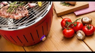 Lotusgrill der Rauchfreie Holzkohle Grill im Test [upl. by Maffei]