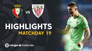 Resumen de CA Osasuna vs Athletic Club 13 [upl. by Donella]