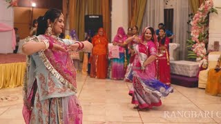 Rajput Mother and Daughter Ghoomar  Ghoomar  Sangeet Dance  Rajasthani Dance video [upl. by Soulier]