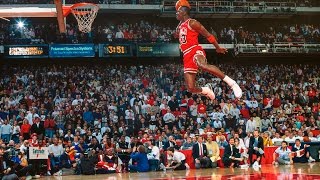 Michael Jordans Legendary Free Throw Line Dunk HD [upl. by Ykceb931]