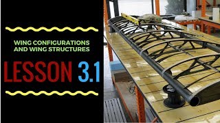 Lesson 3  Part 1  Wing Configurations and Wing Structures [upl. by Nalad]