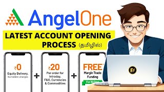 How to Open Angel One DEMAT account in Tamil  2023 Latest account opening process  Finance Fridays [upl. by Hcra]