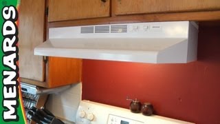 How To Install a Rangehood  Menards [upl. by Brew491]