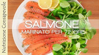 Salmone Crudo Marinato  Ricetta Casalinga Facile [upl. by Glynis760]