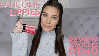 NEW LANCOME LABSOLU GLOSS REVIEW  DEMO  Sarah Brithinee [upl. by Perretta]