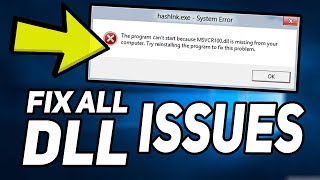 2024 Guide on How to fix all DLL Errors in Windows 1011 [upl. by Nahgiem]