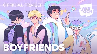 Boyfriends Official Trailer  WEBTOON [upl. by Walczak]