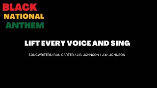 LIFT EVERY VOICE Black National Anthem with Lyrics [upl. by Jarl4]