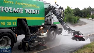 Balayeuse Brock SL 200  Street Sweeper Veegmachine Sopmaskin Balai de Rue [upl. by Ithnan]