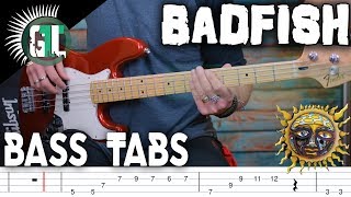 Sublime  Badfish  Bass Cover With Tabs in the Video [upl. by Yhtomiht926]