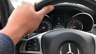 MERCEDESBENZ C 300  HOW TO OPEN HOOD OF CAR [upl. by Lihp]