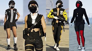 GTA 5  No Transfer 4 Cute Female Outfits TUTORIAL🔥 [upl. by Leaper648]