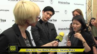 Haruma Miura  The Attack On Titan Part 1 Premeire [upl. by Ane]