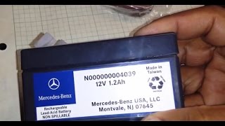 Mercedes Auxiliary Battery Change [upl. by Nimra]