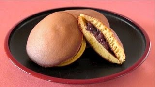 How to Make Dorayaki Japanese Red Bean Pancake Recipe with Nutella  OCHIKERON [upl. by Rahab]