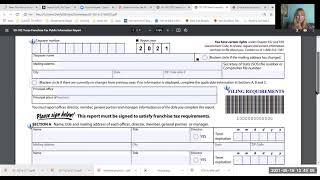 A Guide to Texas Franchise Tax  Deb Evans Tax Co [upl. by Antonietta]