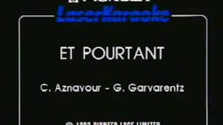 Et pourtant Charles Aznavour  Karaoke [upl. by Hanima]