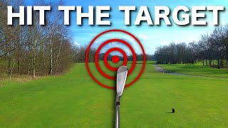 How to aim the golf club amp hit STRAIGHT shots [upl. by Fritze202]