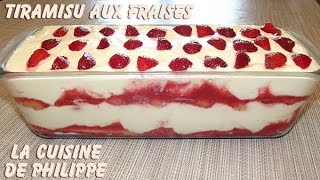 Tiramisu aux fraises [upl. by Eulalee]