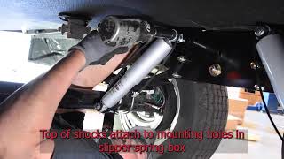 Comfort Ride Shock Absorbers and Slipper Springs [upl. by Eldwon]