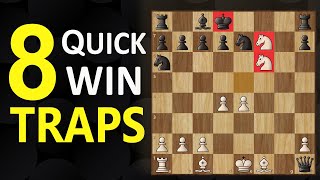 8 Deadly TRAPS in the King’s Gambit  Chess Opening Tricks to WIN FAST [upl. by Anma707]