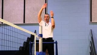 20142015 NFHS Volleyball Signals for Referee R1 produced by ZONI [upl. by Gnouh448]