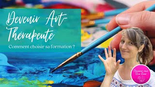 Devenir ArtThérapeute  Comment choisir sa formation  Live Instagram [upl. by Karlan577]