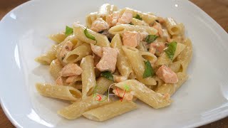 PASTA AL SALMONE  Buono Facile Veloce [upl. by Reiche]