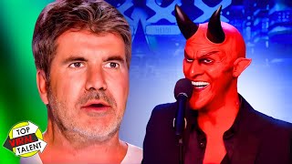 DEVIL SINGER SHOCKS SIMON COWELL with his ANGELIC VOICE [upl. by Iy783]