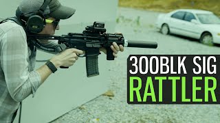 First Shots with Sig Rattler 300BLK [upl. by Tallia114]