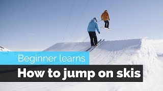 How to Jump on Skis  a Beginner Skiers Progression [upl. by Vitoria179]